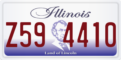 IL license plate Z594410