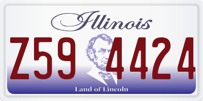 IL license plate Z594424