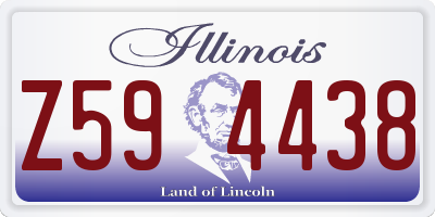 IL license plate Z594438