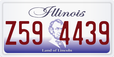 IL license plate Z594439