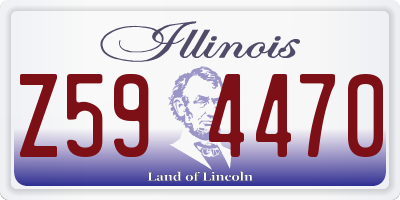 IL license plate Z594470