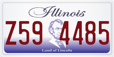IL license plate Z594485