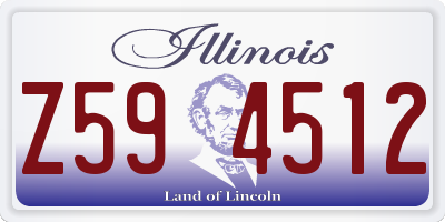 IL license plate Z594512