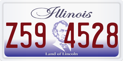 IL license plate Z594528