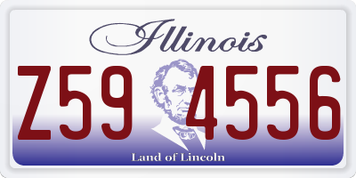 IL license plate Z594556