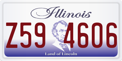 IL license plate Z594606