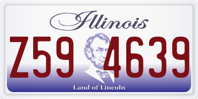 IL license plate Z594639