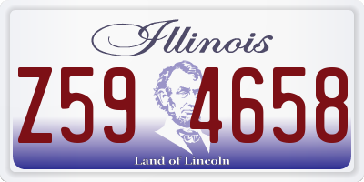 IL license plate Z594658
