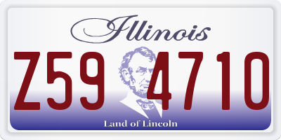 IL license plate Z594710
