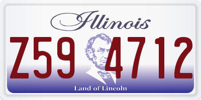 IL license plate Z594712