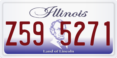 IL license plate Z595271