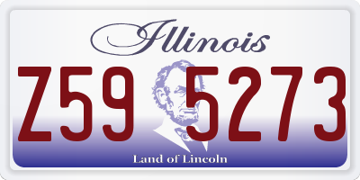 IL license plate Z595273