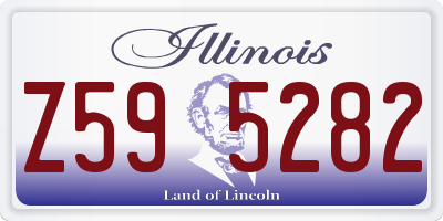 IL license plate Z595282