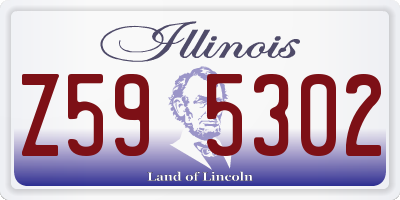 IL license plate Z595302