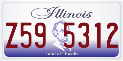 IL license plate Z595312