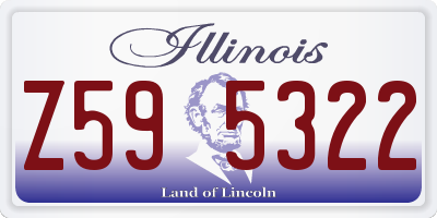 IL license plate Z595322