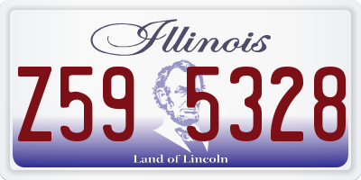 IL license plate Z595328