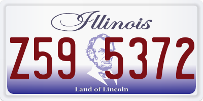 IL license plate Z595372