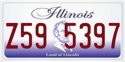 IL license plate Z595397