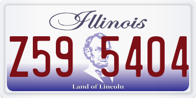 IL license plate Z595404