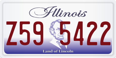 IL license plate Z595422