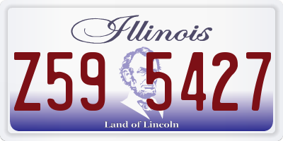 IL license plate Z595427