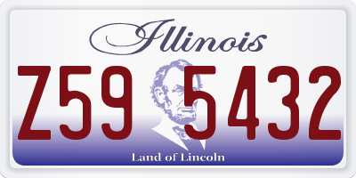 IL license plate Z595432