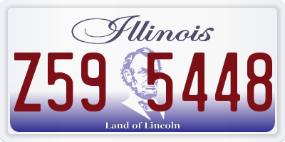 IL license plate Z595448