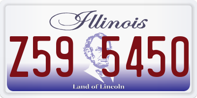 IL license plate Z595450