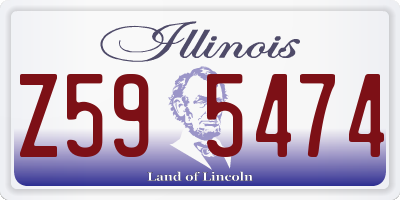 IL license plate Z595474