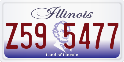 IL license plate Z595477