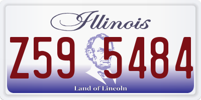 IL license plate Z595484