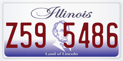 IL license plate Z595486