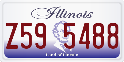 IL license plate Z595488