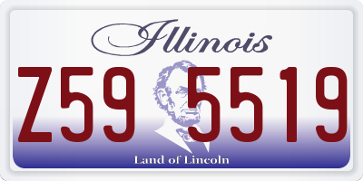IL license plate Z595519