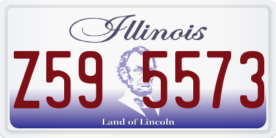 IL license plate Z595573