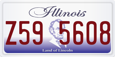IL license plate Z595608