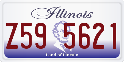 IL license plate Z595621
