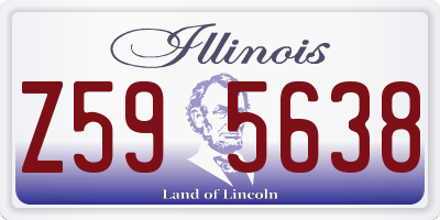 IL license plate Z595638