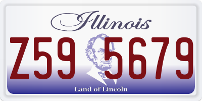 IL license plate Z595679
