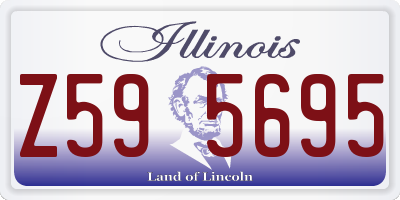 IL license plate Z595695