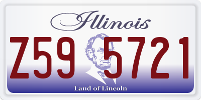 IL license plate Z595721