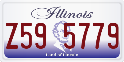 IL license plate Z595779