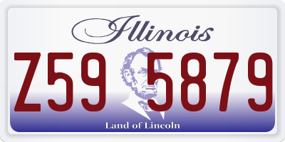 IL license plate Z595879