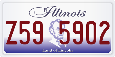 IL license plate Z595902