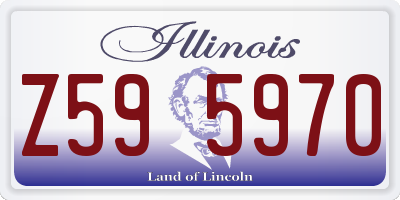 IL license plate Z595970