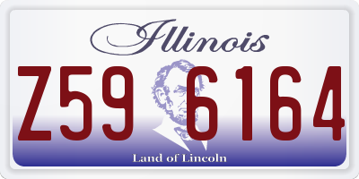 IL license plate Z596164