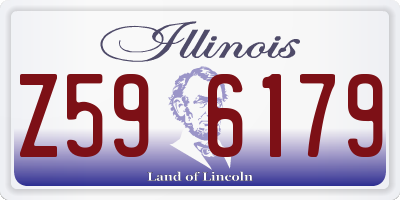 IL license plate Z596179