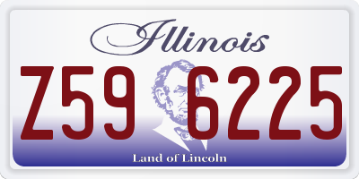 IL license plate Z596225