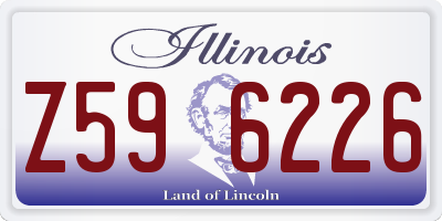 IL license plate Z596226